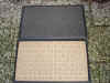 Mini boucle jute mats - rubber backed